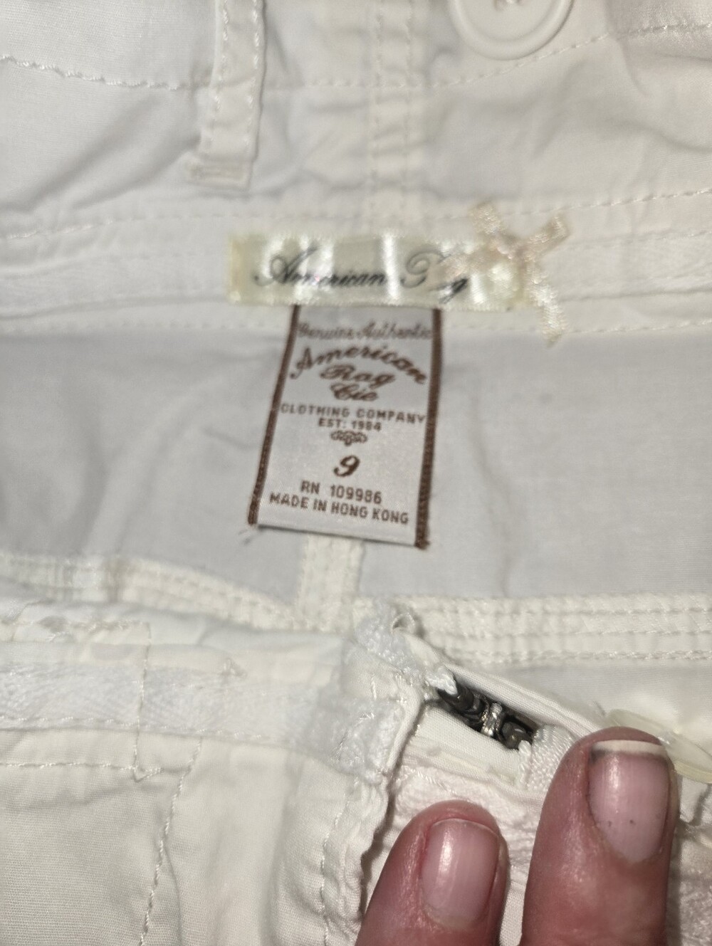 White Embroidered Patch Shorts Boho Hearts  Flowers | Summer Casual Women C1000 - Picture 3 of 6